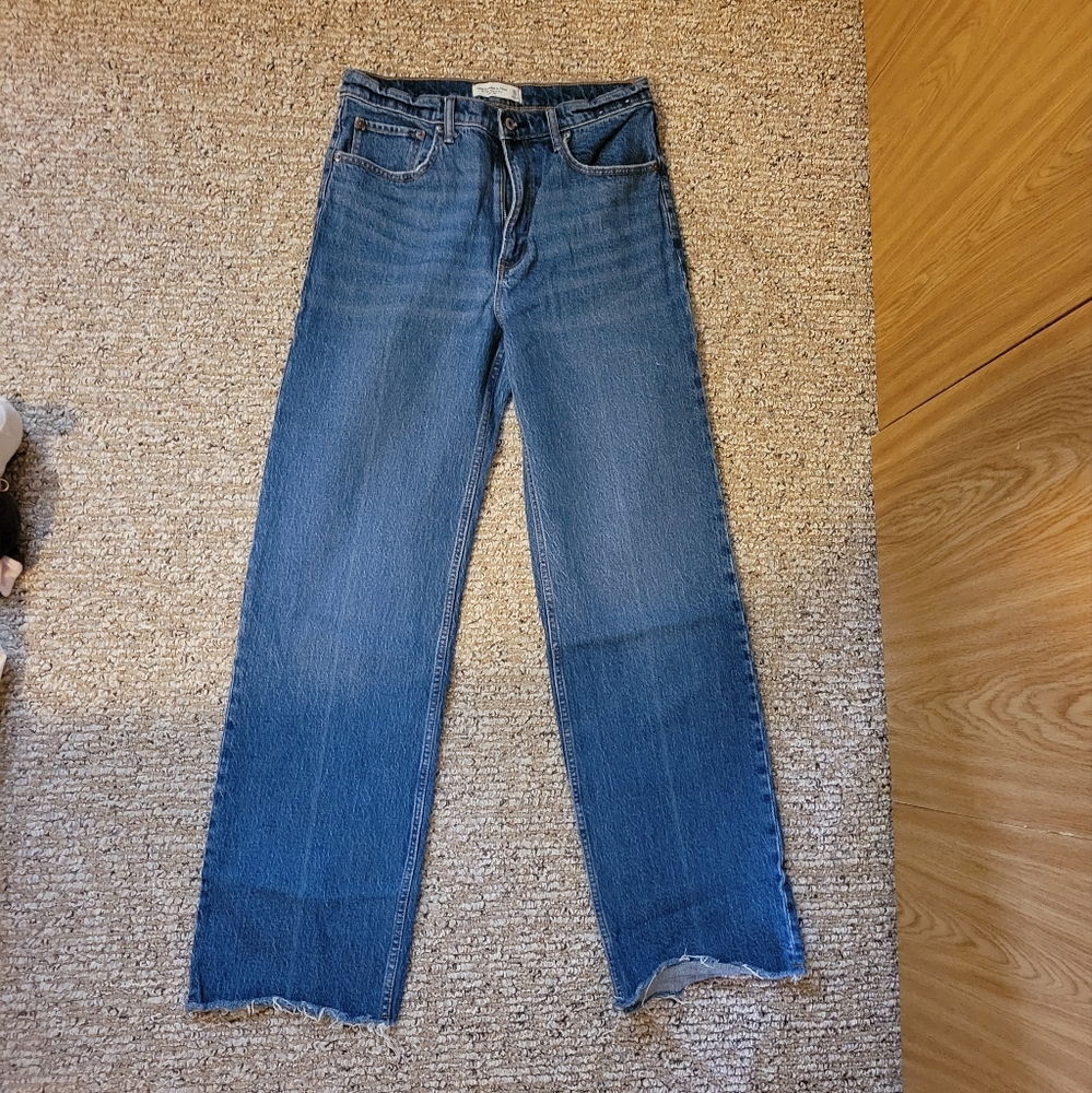 Abercrombie The 90s relaxed jean High Rise jeans size 30/10L